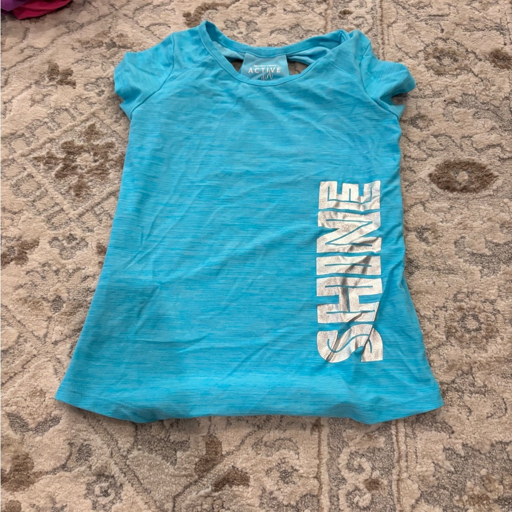 Active USA Blue Kids T-Shirt